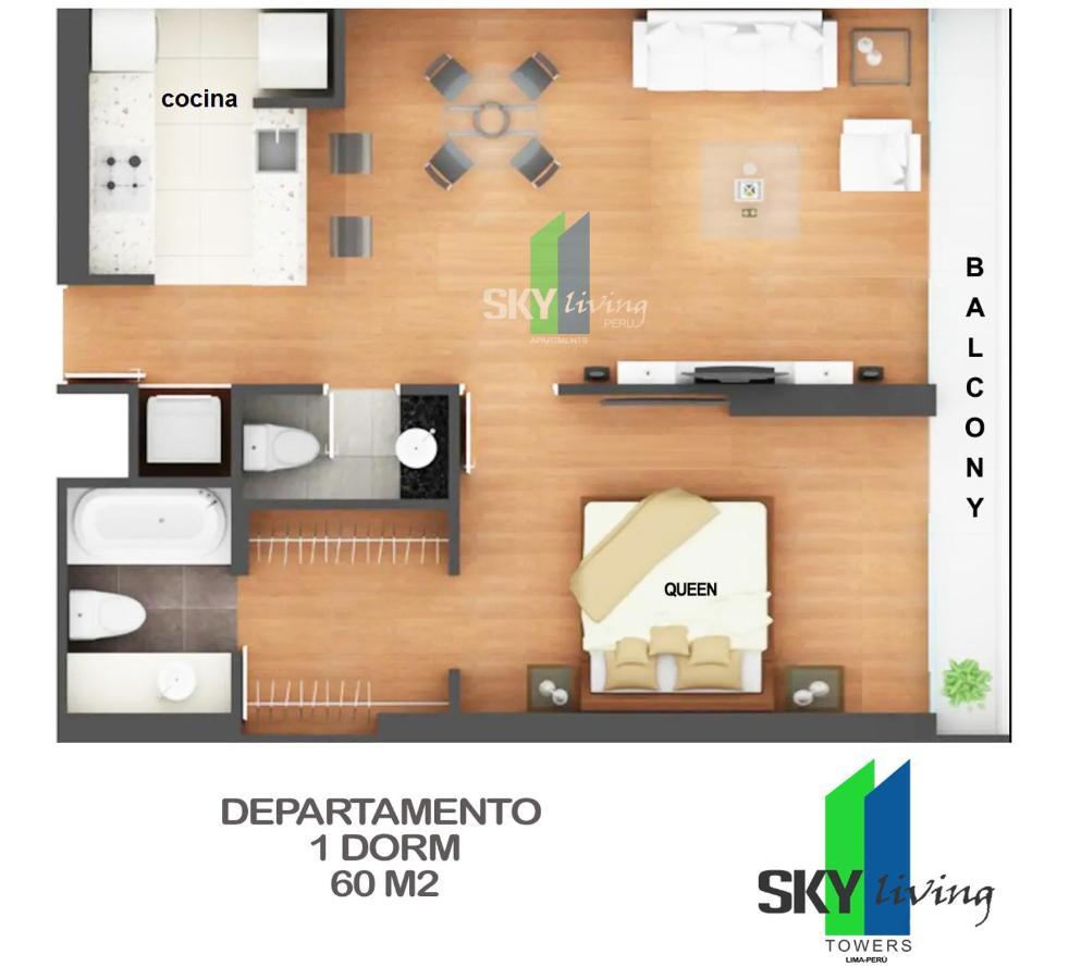 Skyliving Towers Apartments - Peru Ліма Екстер'єр фото